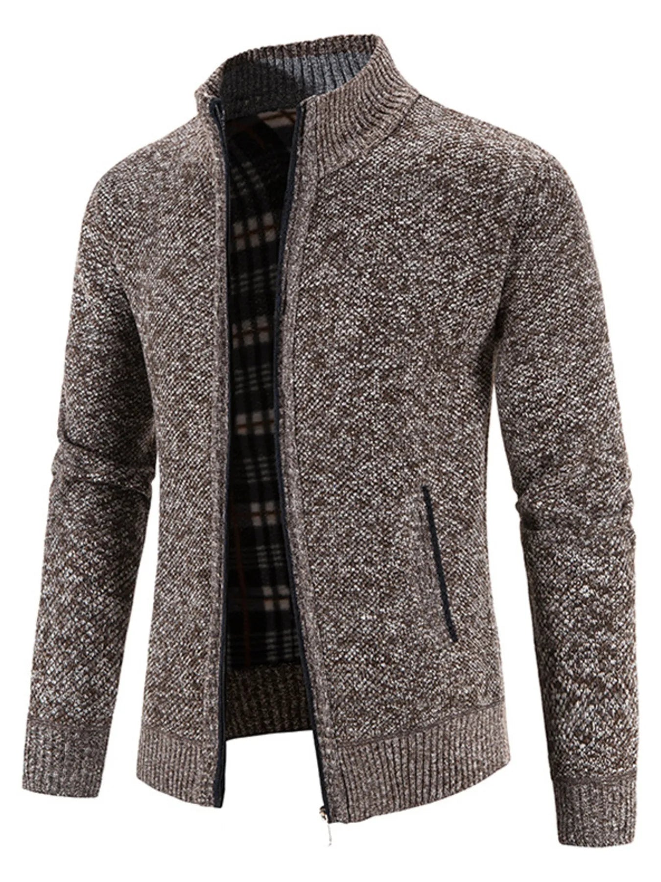 Men's Full Zip Sweater Cardigan