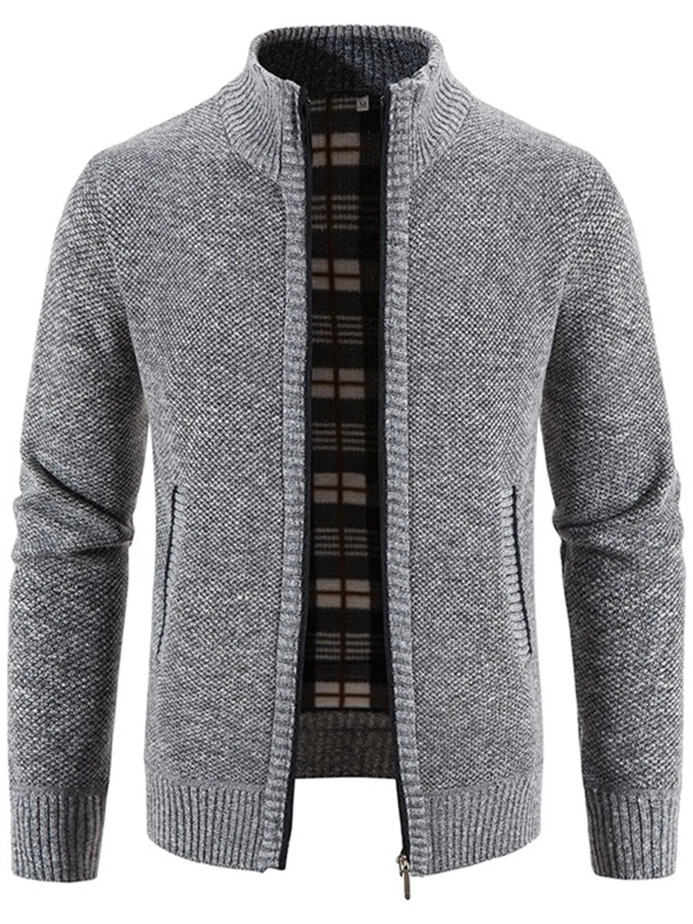 Men's Full Zip Sweater Cardigan
