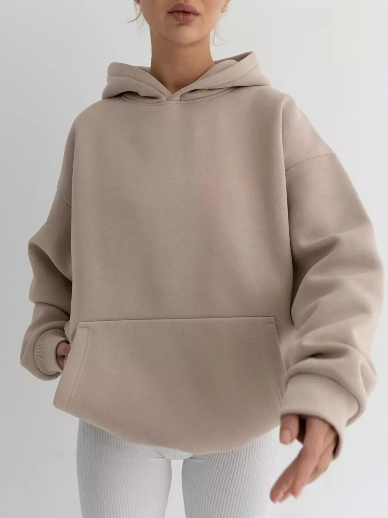 Oversized Kangaroo Pocket Hoodie