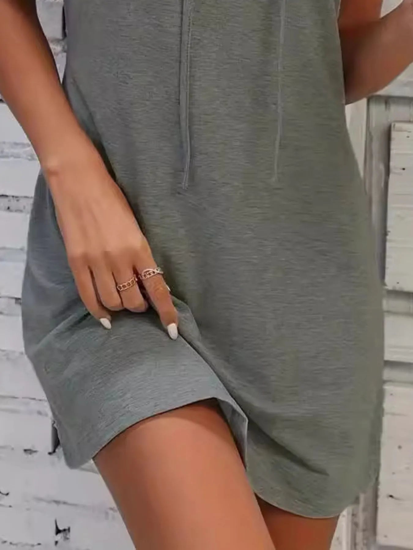 Casually Cool Hooded Mini Dress