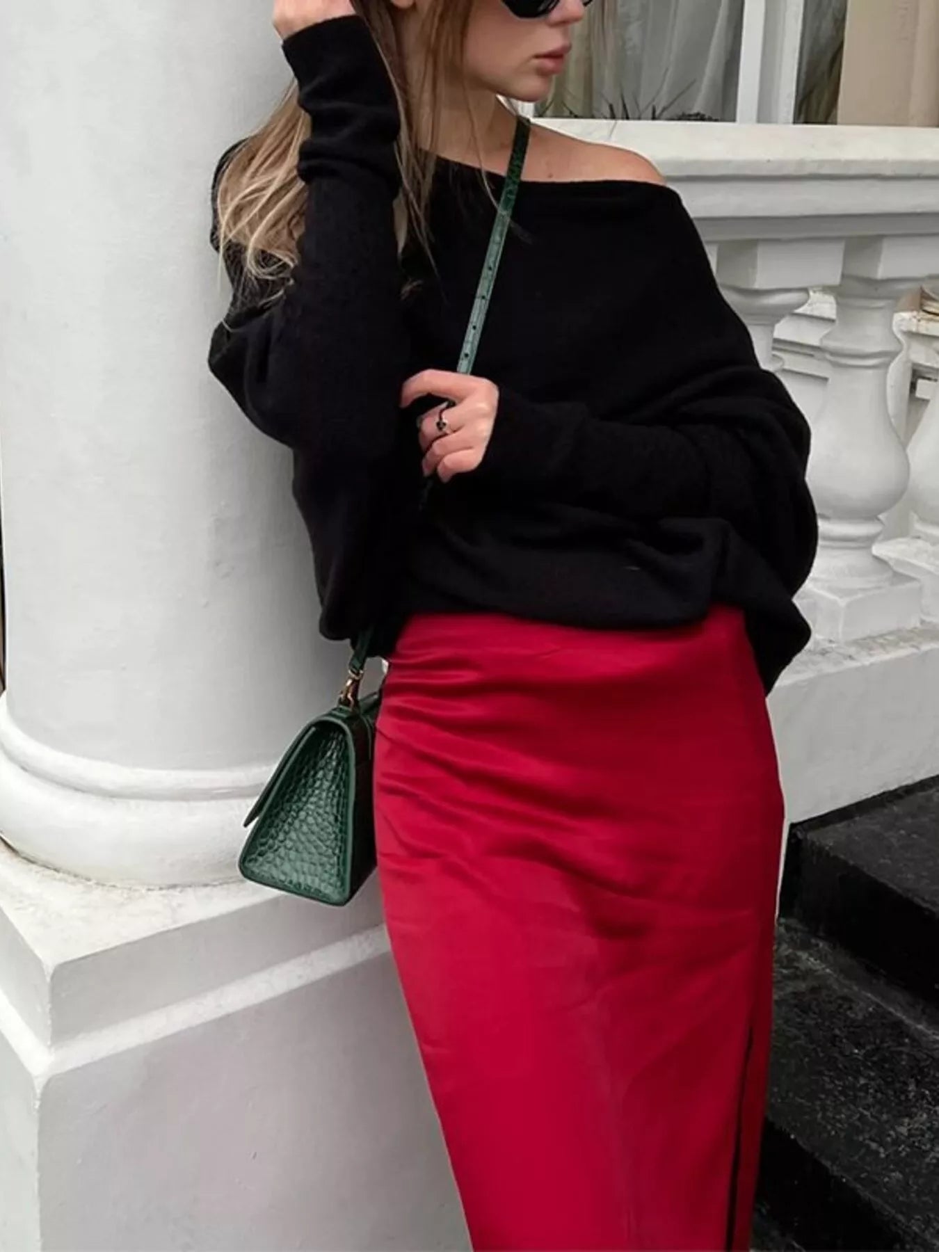 Relaxed Drape Knit Shawl