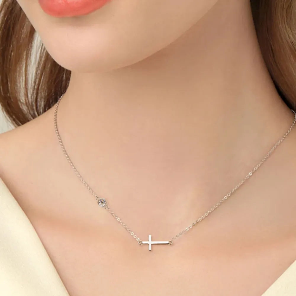 Simply Sacred Cross Necklace