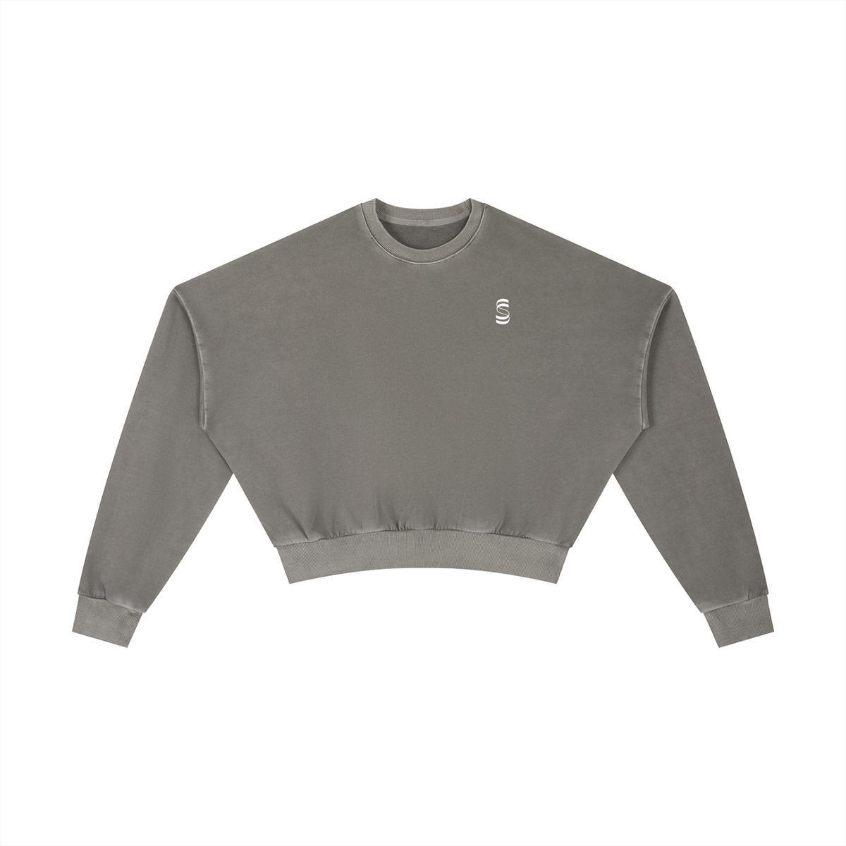 Vintage Washed Cropped Sweatshirt