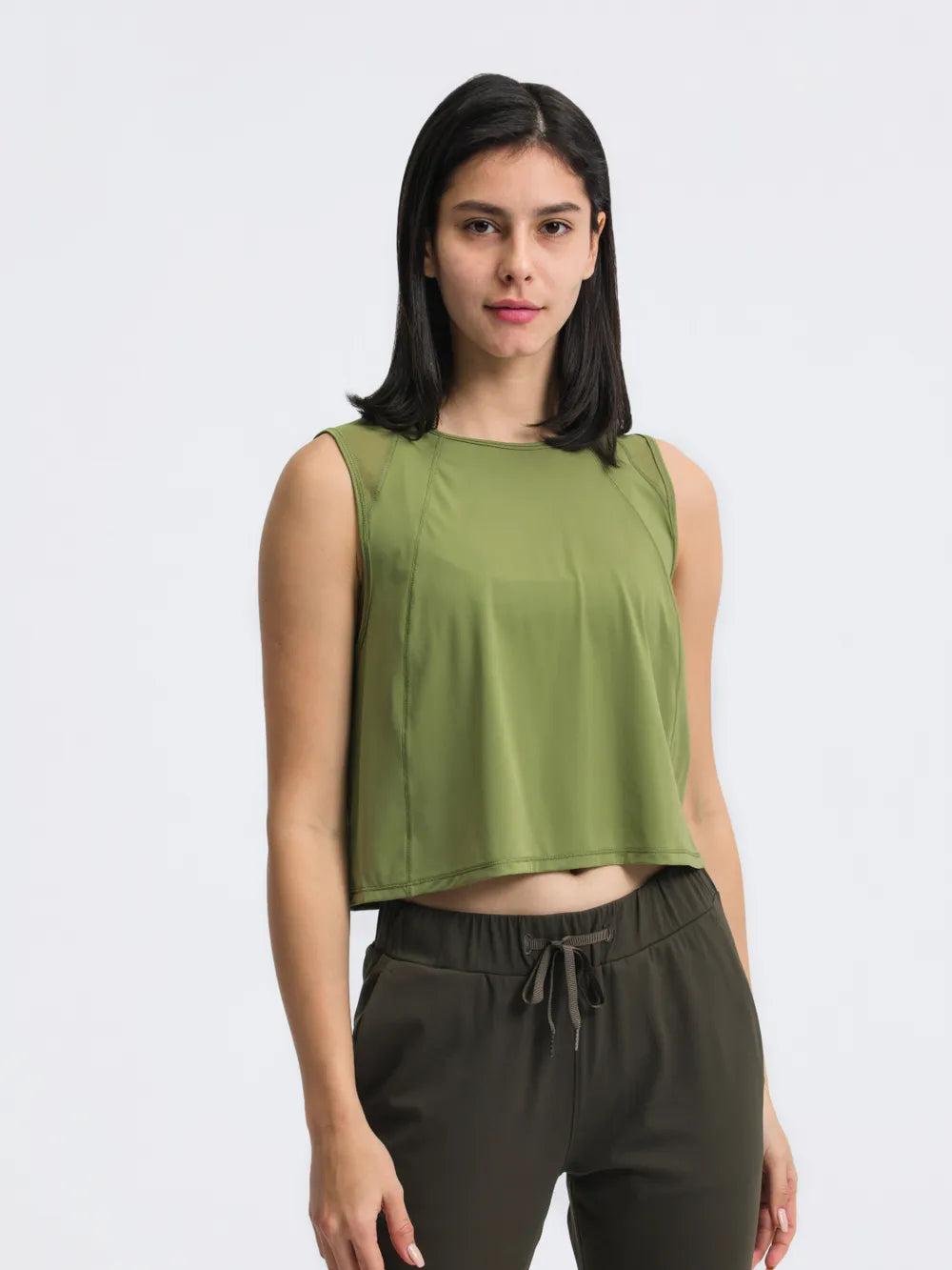 Millennia Cropped Active Tank