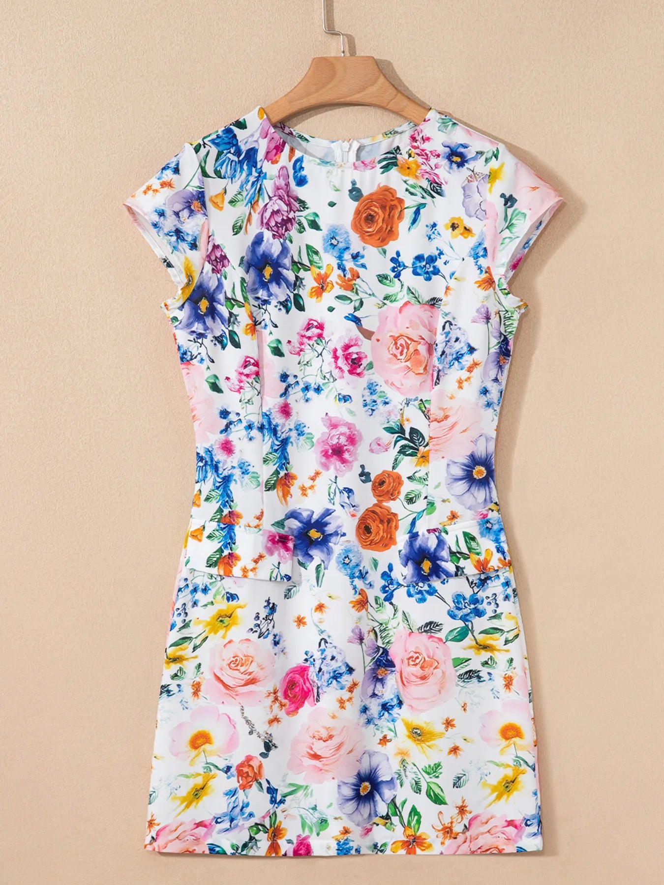 Floral Print Mini Dress