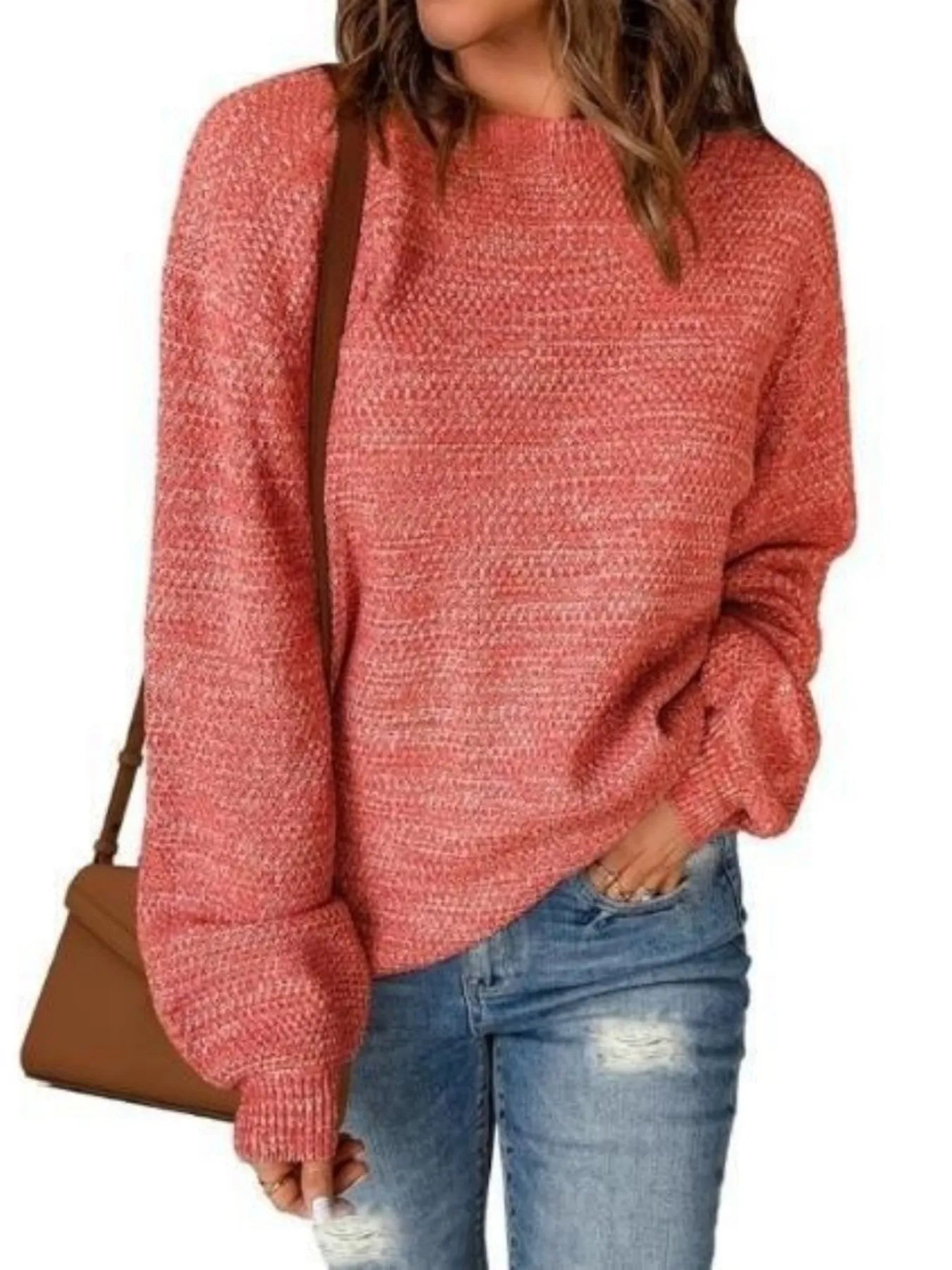 Oversized Marled Sweater