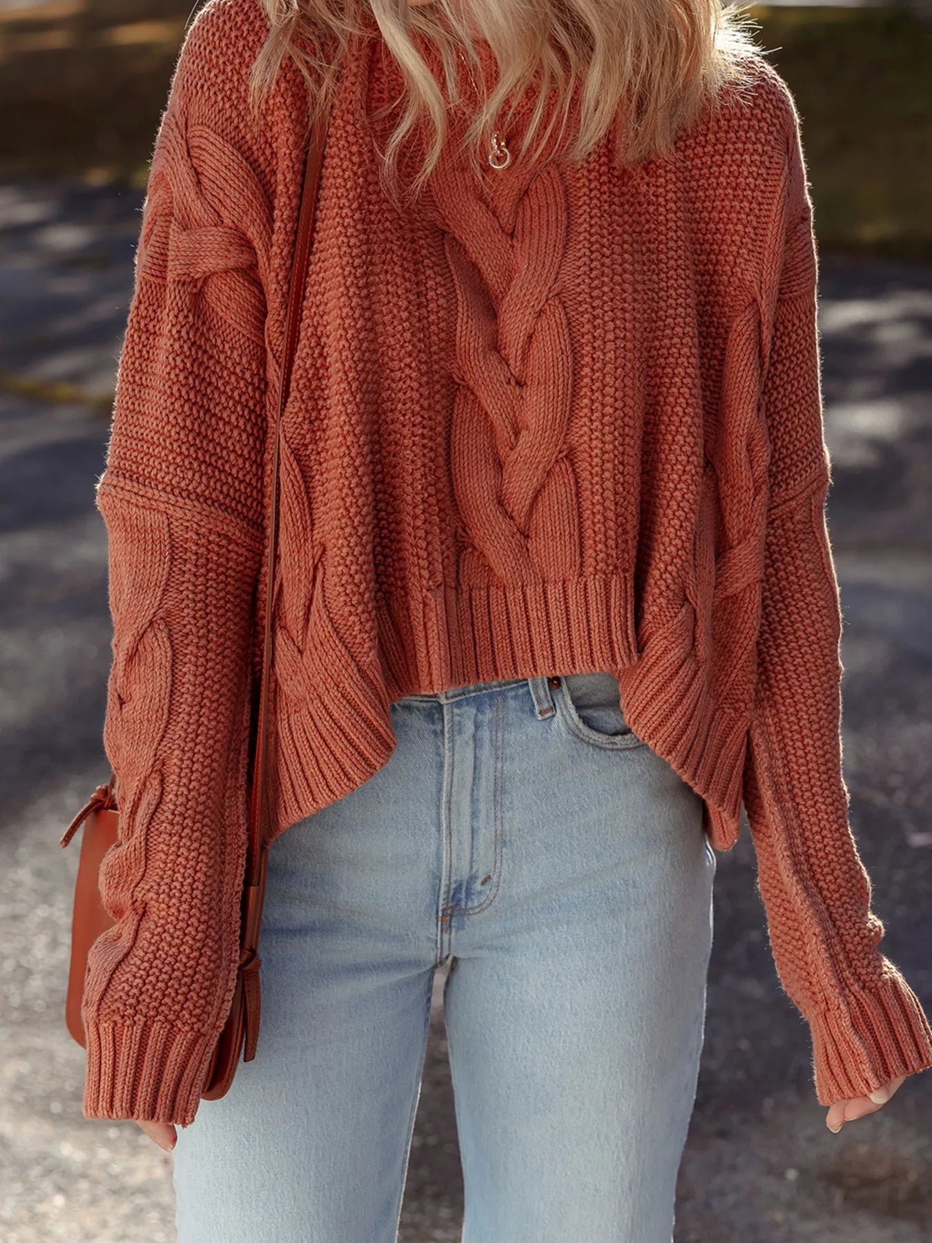 Chunky Cable-Knit Sweater