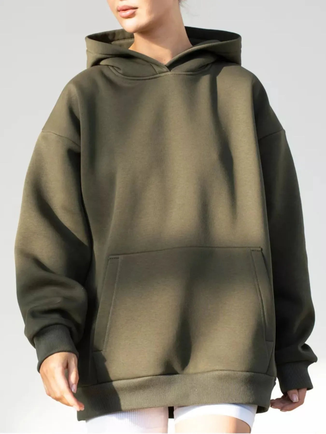Oversized Kangaroo Pocket Hoodie