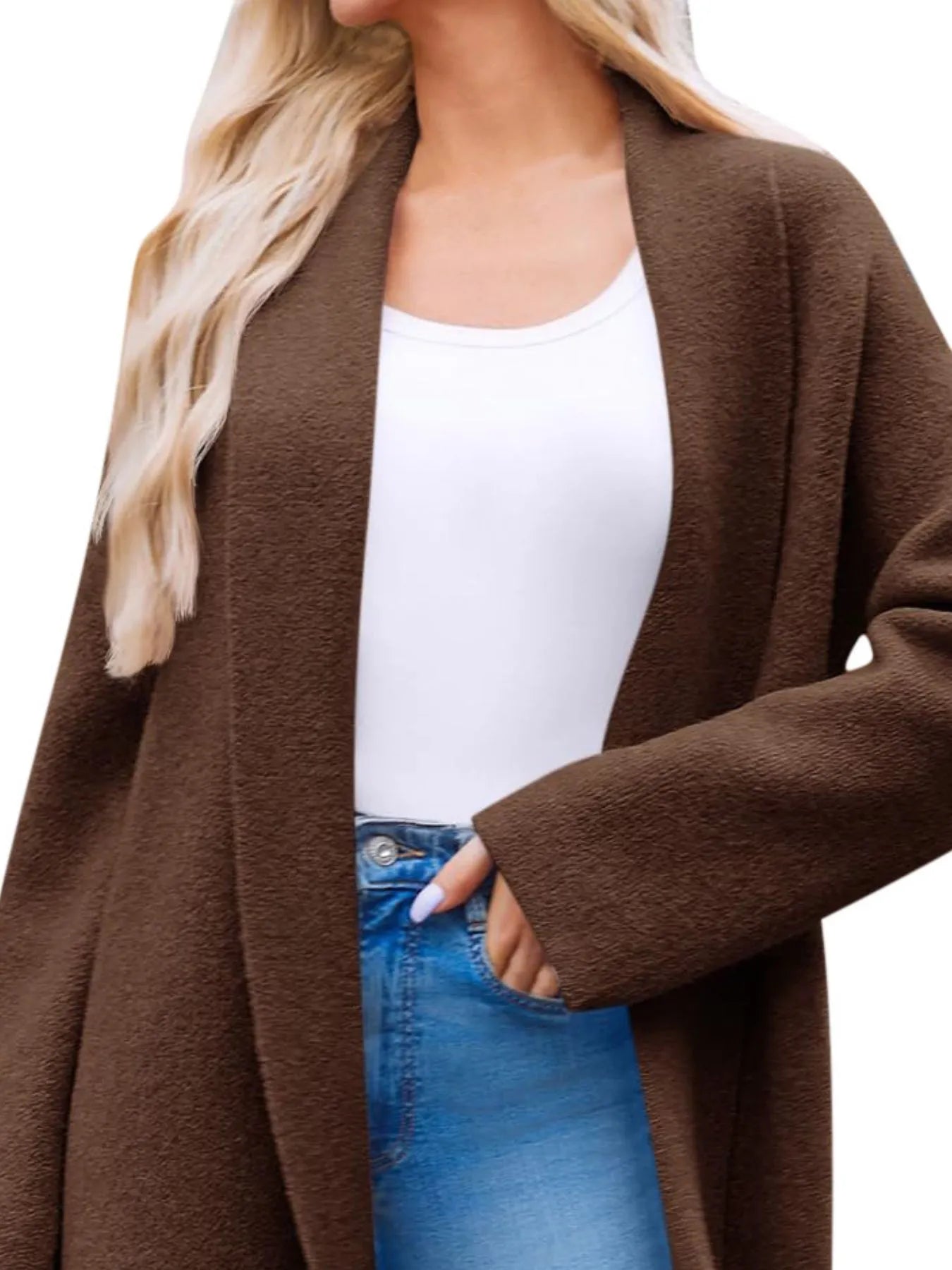 Open Front Longline Cardi-Coat
