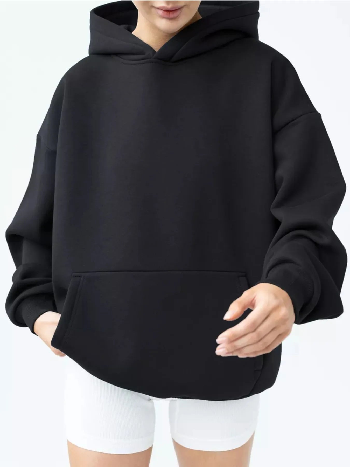 Oversized Kangaroo Pocket Hoodie