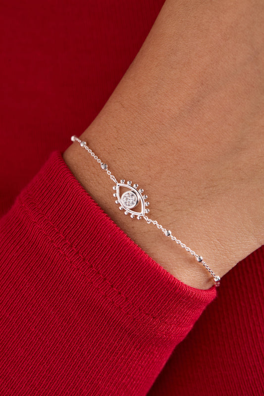 Evil Eye Inline Bracelet - Alex and Ani - Back View