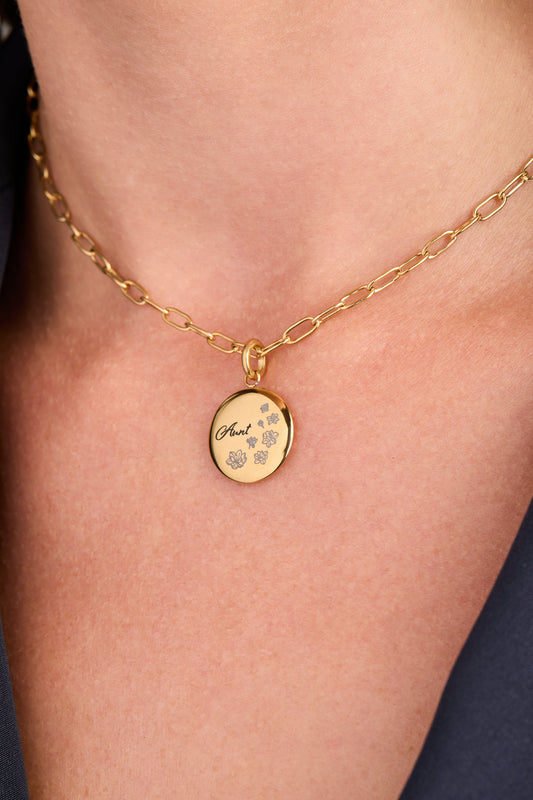 Paperclip Charm & Layering Necklace - Alex and Ani - Back View
