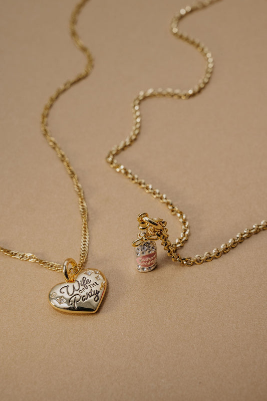 ‘Wife of the Party’ Heart Charm - Alex and Ani - Back View