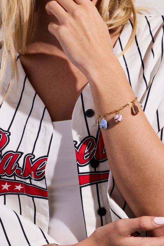 Baseball Charm Bracelet - Alex and Ani