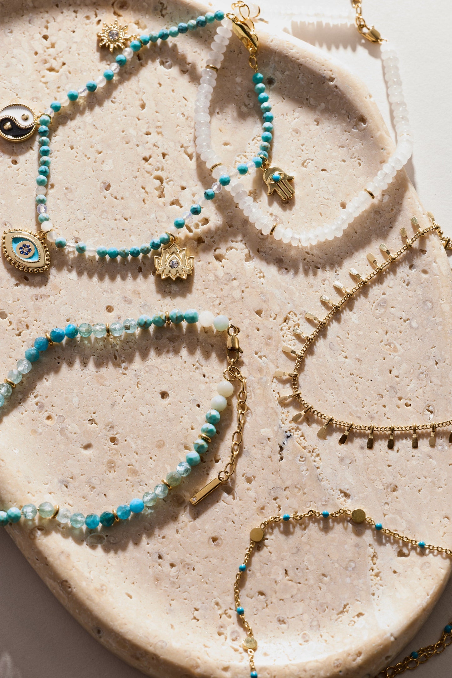 Healing Stone Charm Anklet - Alex and Ani