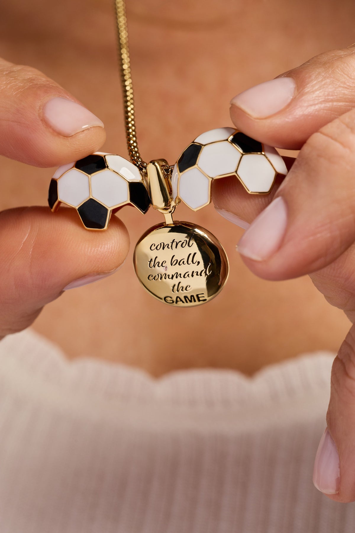 Soccer Ball Locket Necklace - Alex and Ani