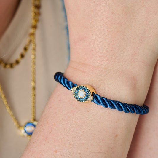 Evil Eye Adjustable Cord Bracelet - Alex and Ani