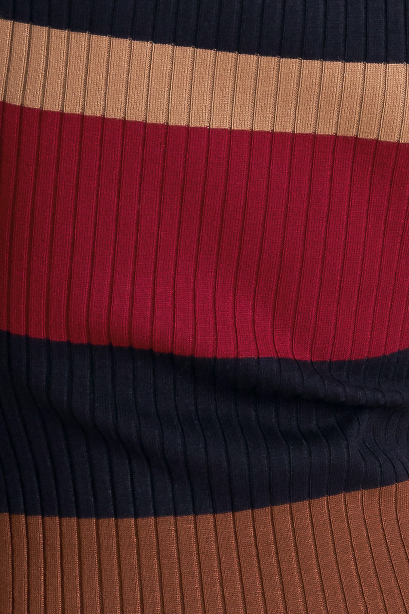 COLOR BLOCKED MIDI SWEATER DRESS