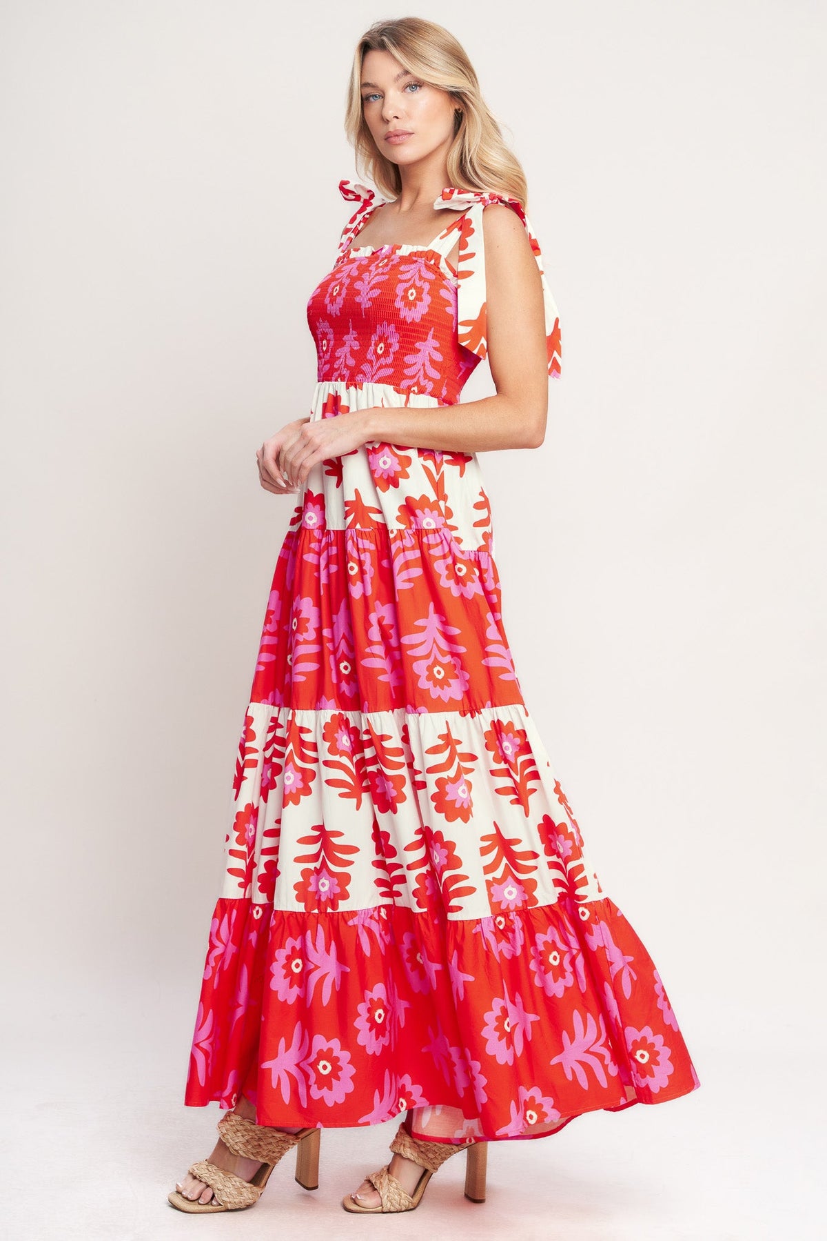 GLAMOUR IN MOTION WOVEN MAXI DRESS - Detail View 13