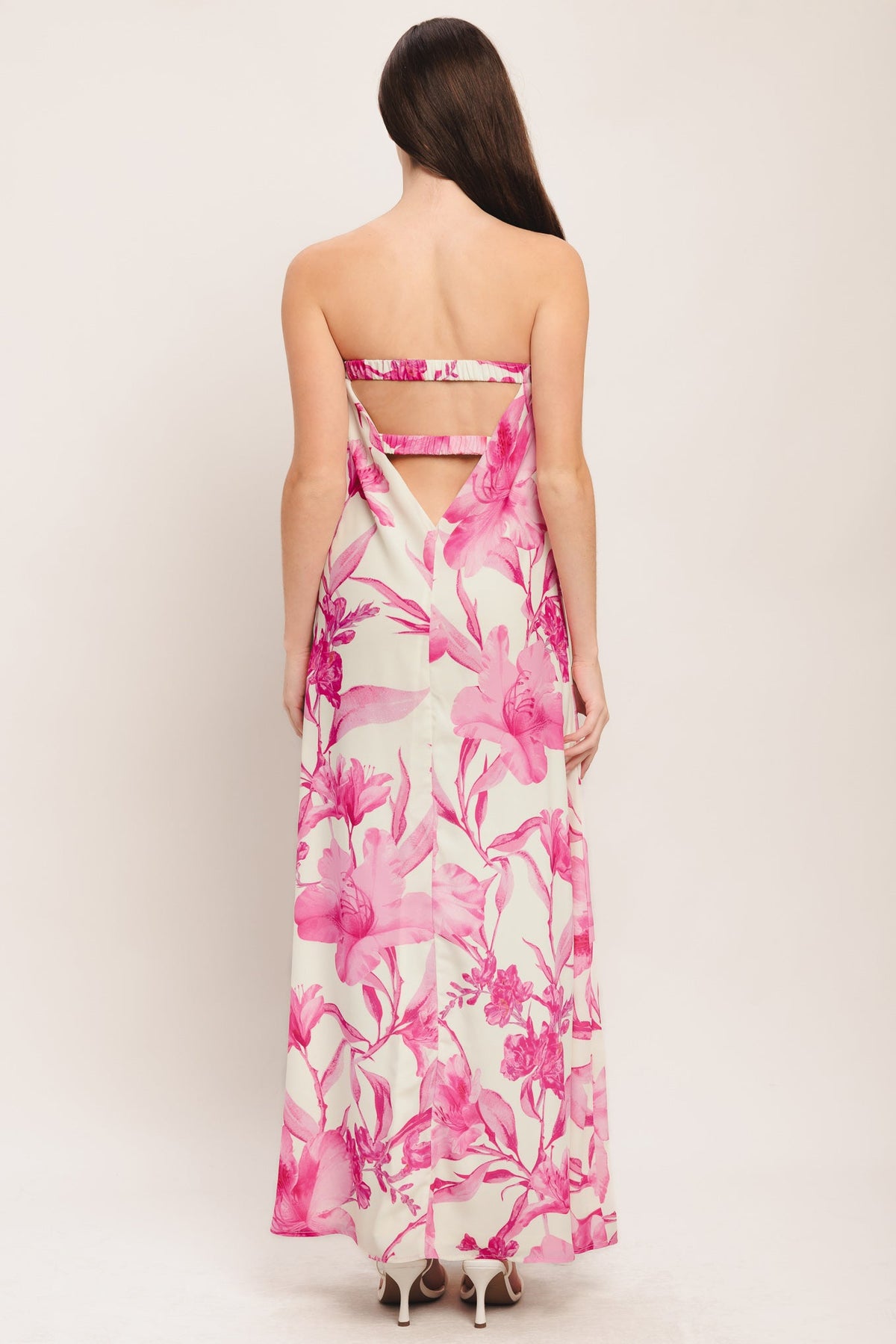 SOFT ROSE ESCAPE WOVEN ANKLE DRESS - Side View