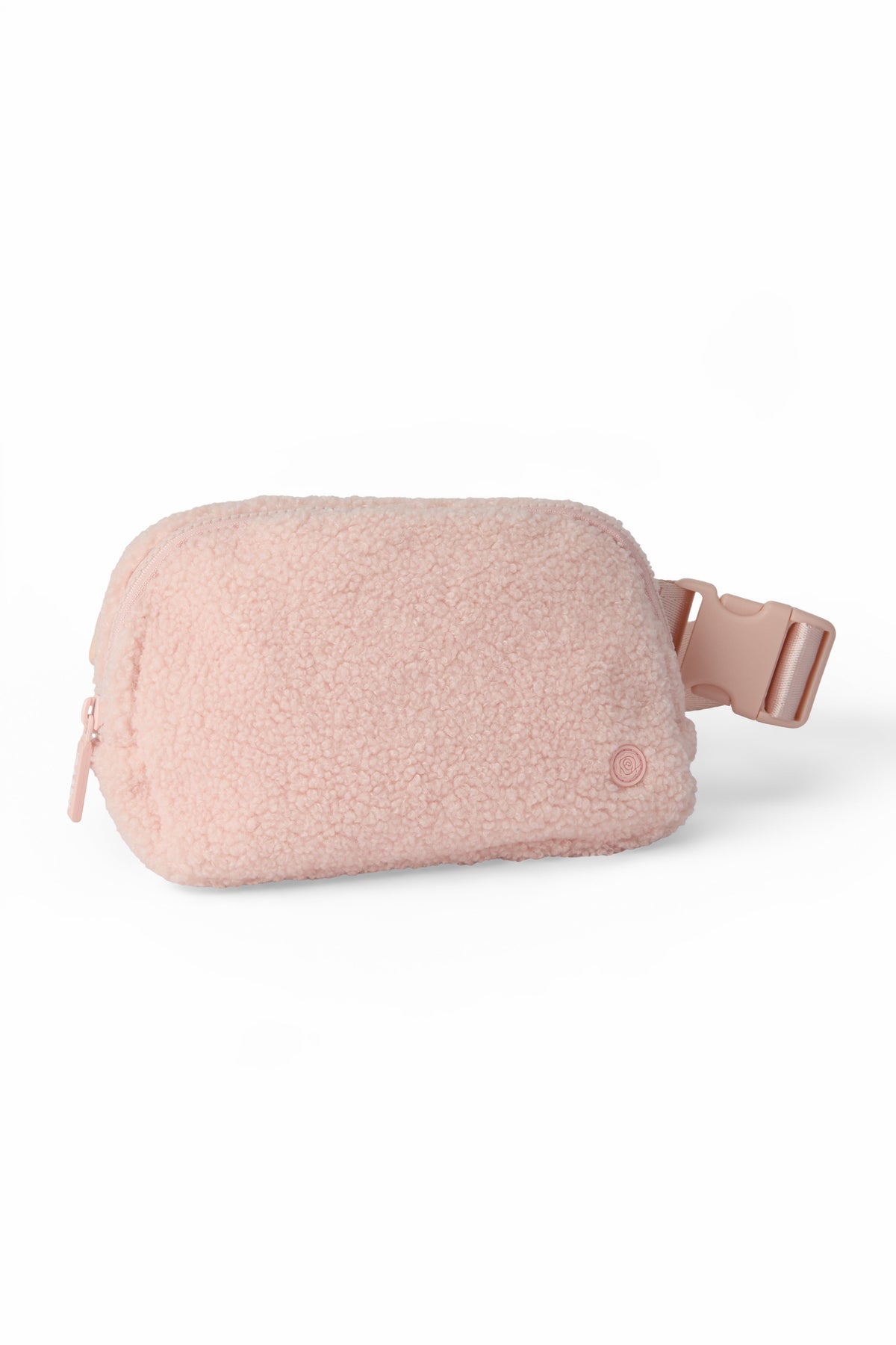 Light Pink Fleece Belt Bag - Detail View 4