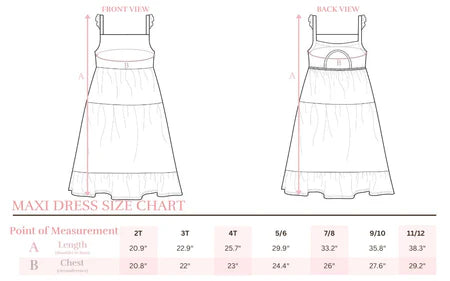 Lovely Lemons Ruffle Maxi Dress