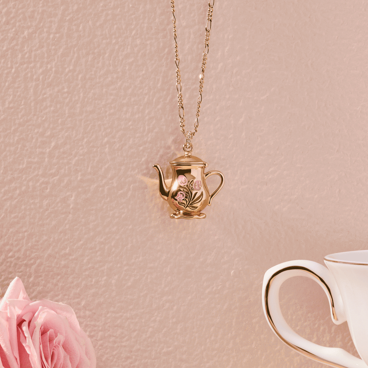 Tea Party Locket Pendant Necklace - Alex and Ani