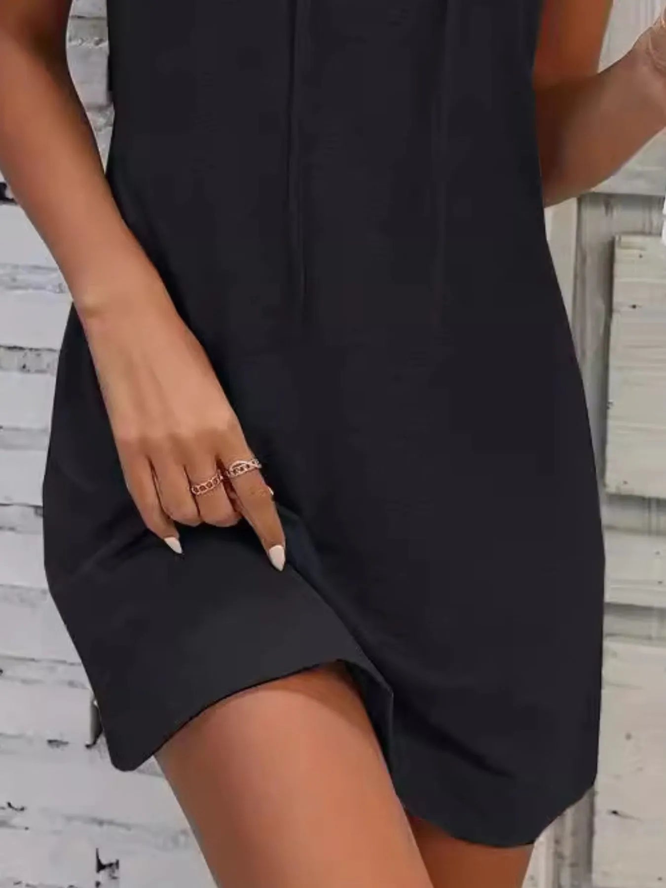 Casually Cool Hooded Mini Dress