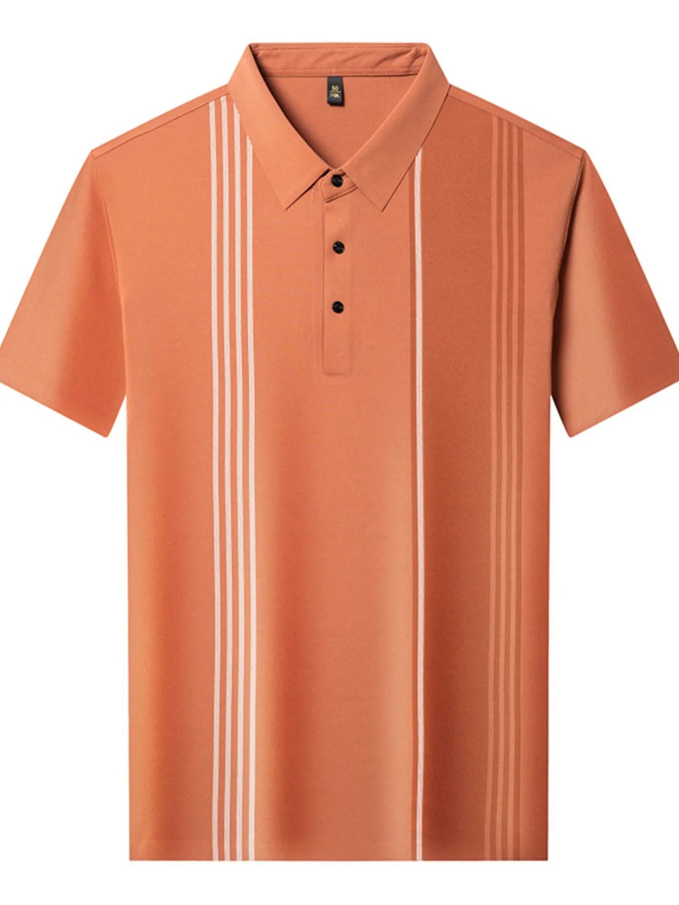 Men's Contrast Stripe Short Sleeve Polo