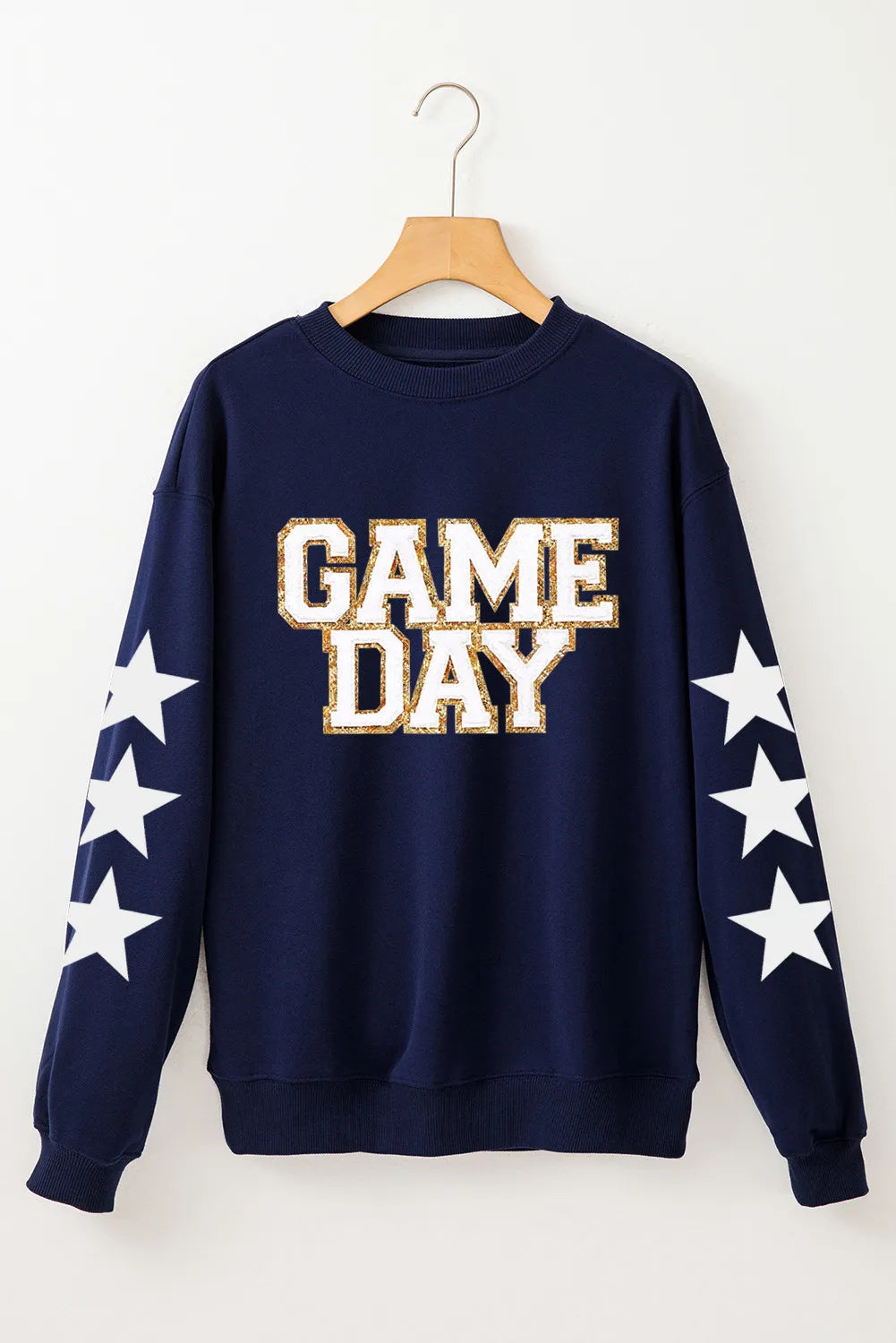 GAME DAY Star Sleeve Sweatshirt