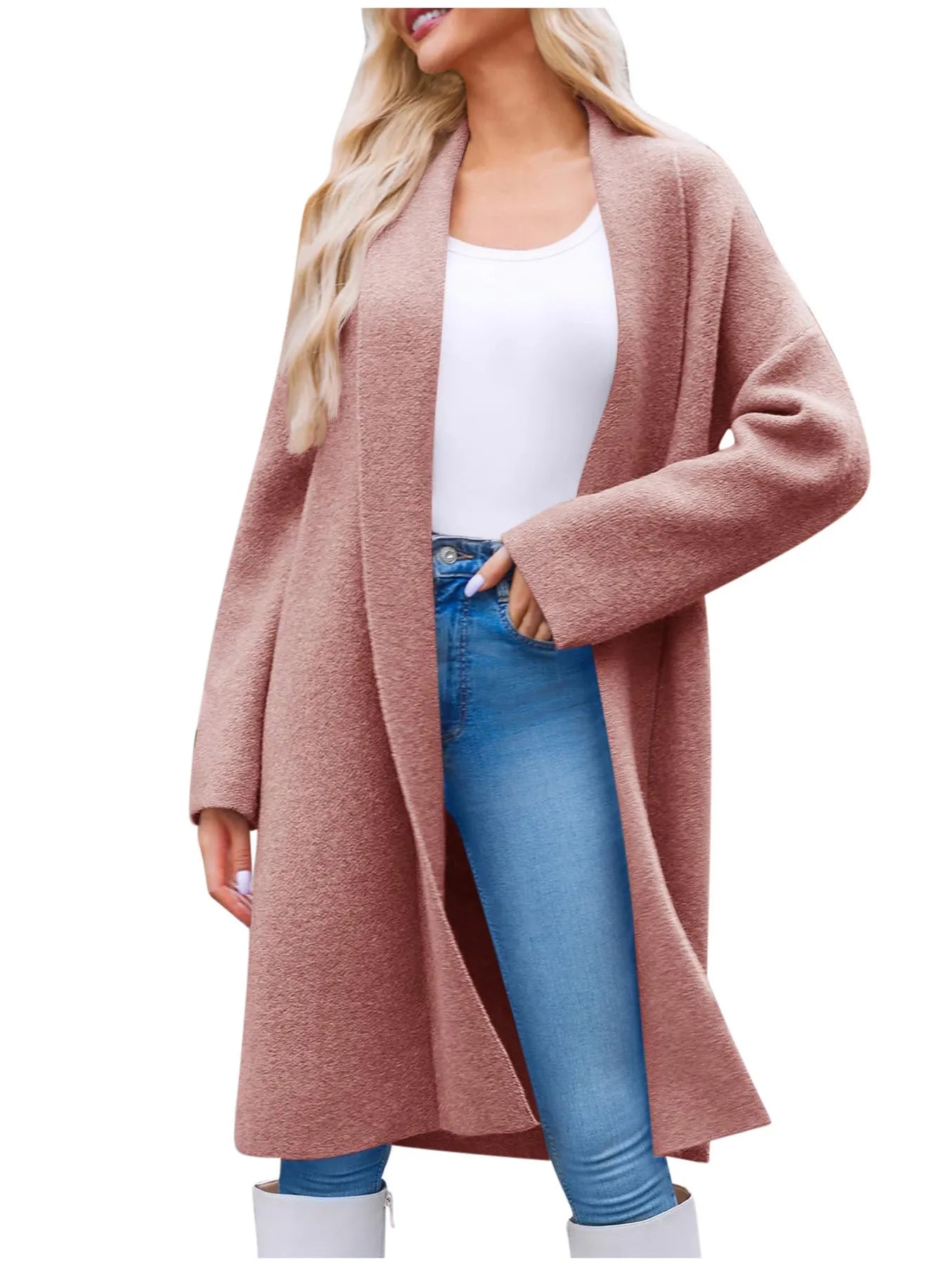 Open Front Longline Cardi-Coat