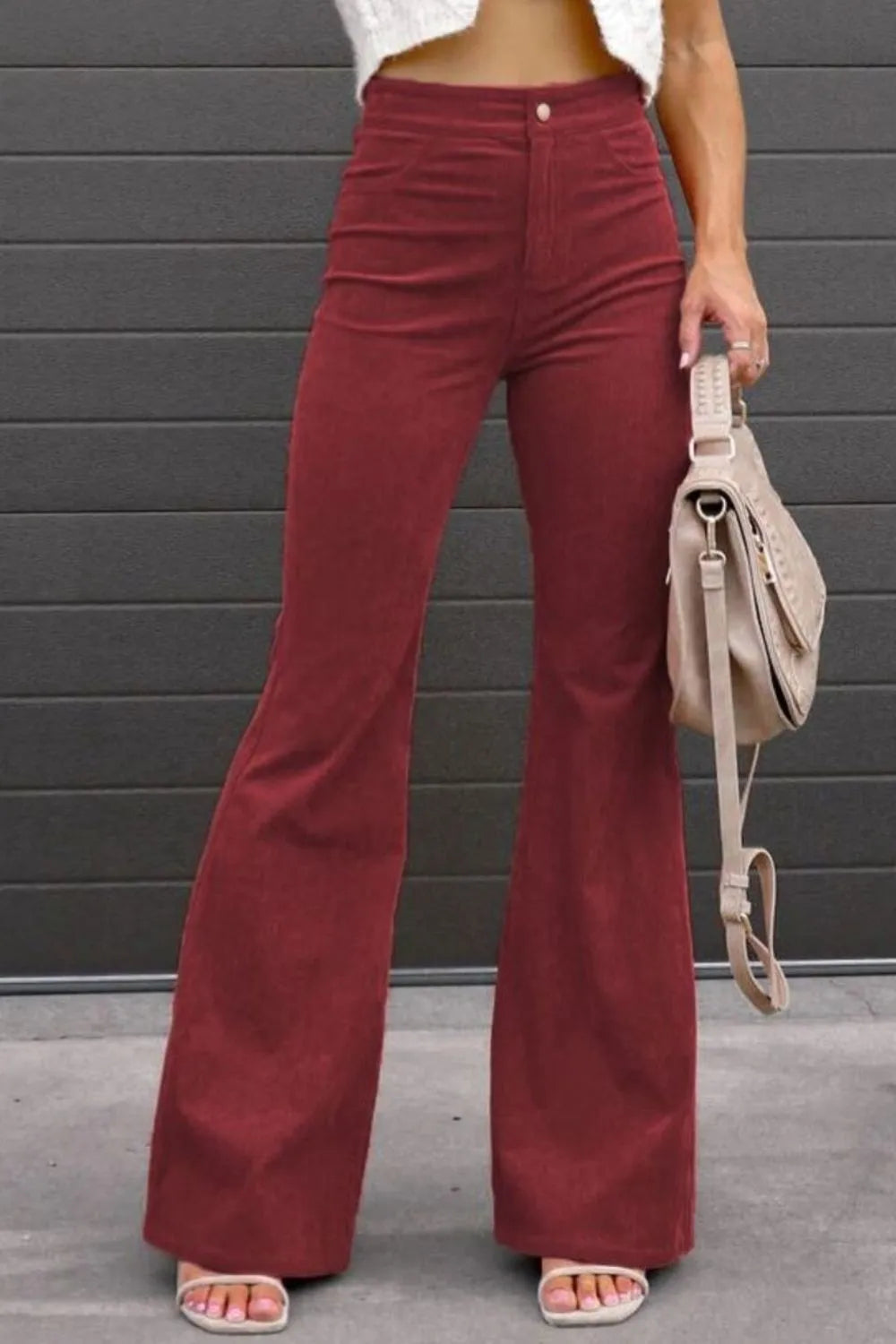 High Waist Bootcut Pants