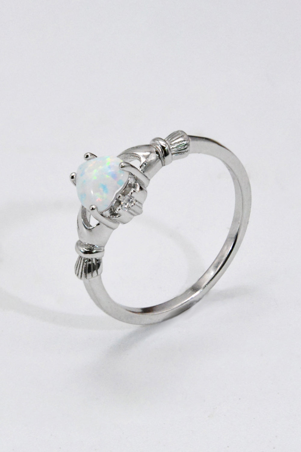 Heart-Shaped Opal Ring
