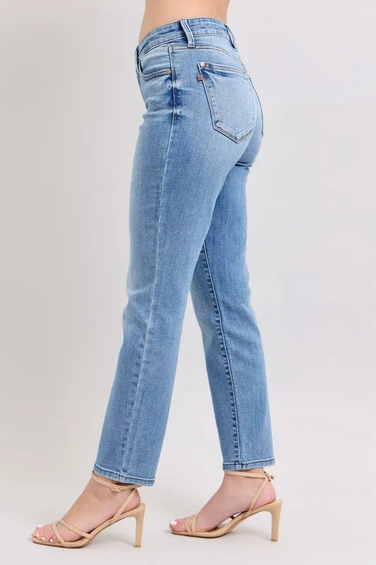 Vintage Wash Slim Jeans - Detail View 8