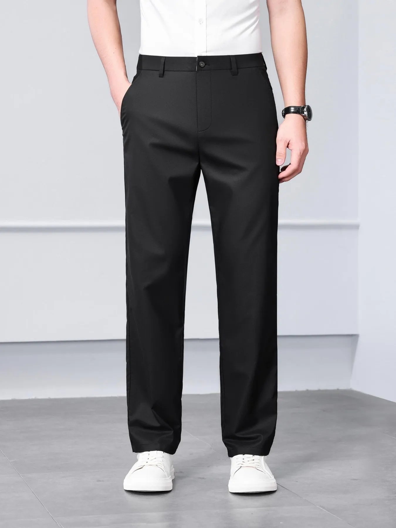 Men's Loose Fit Pants with Pockets