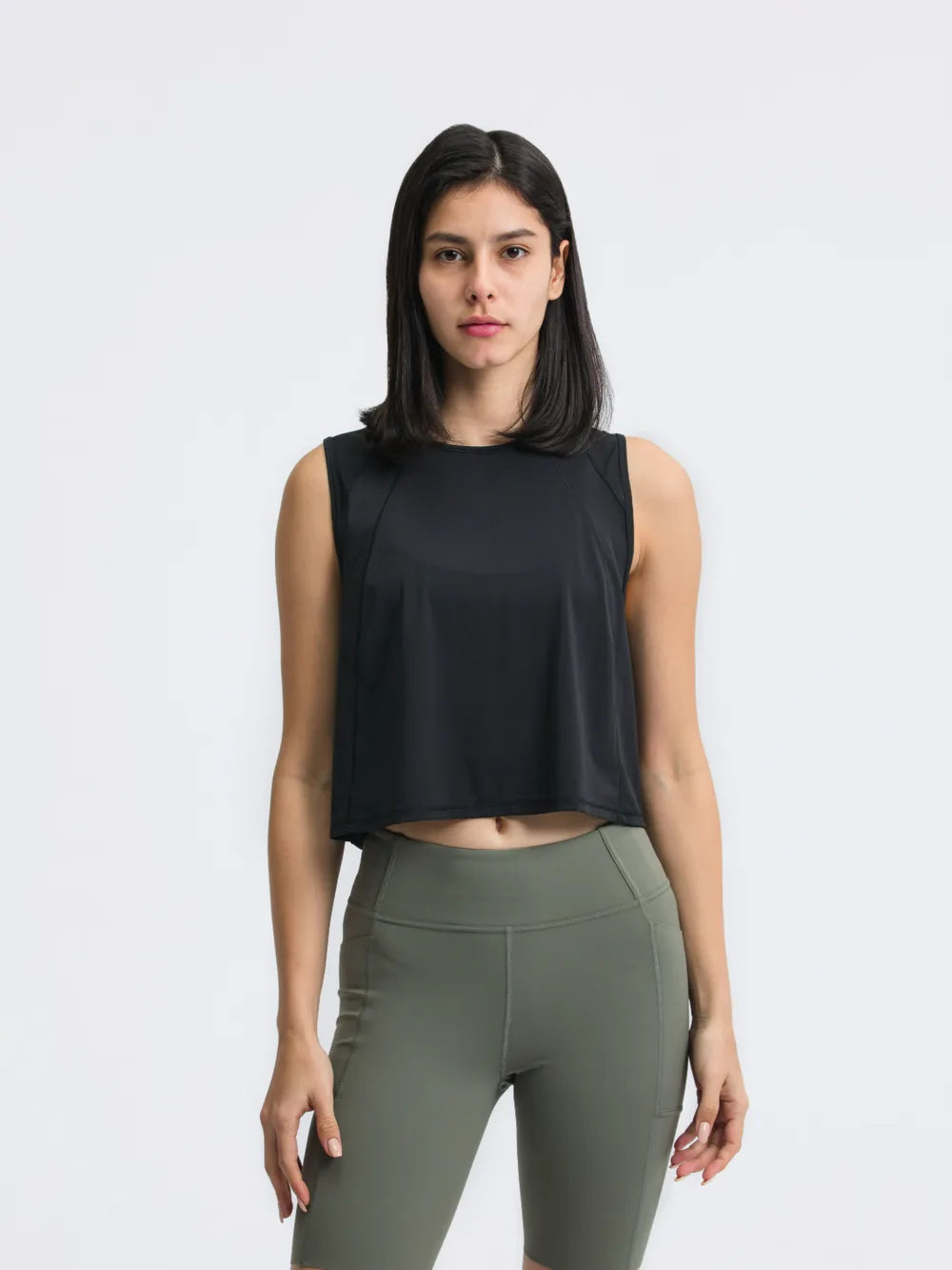 Millennia Cropped Active Tank
