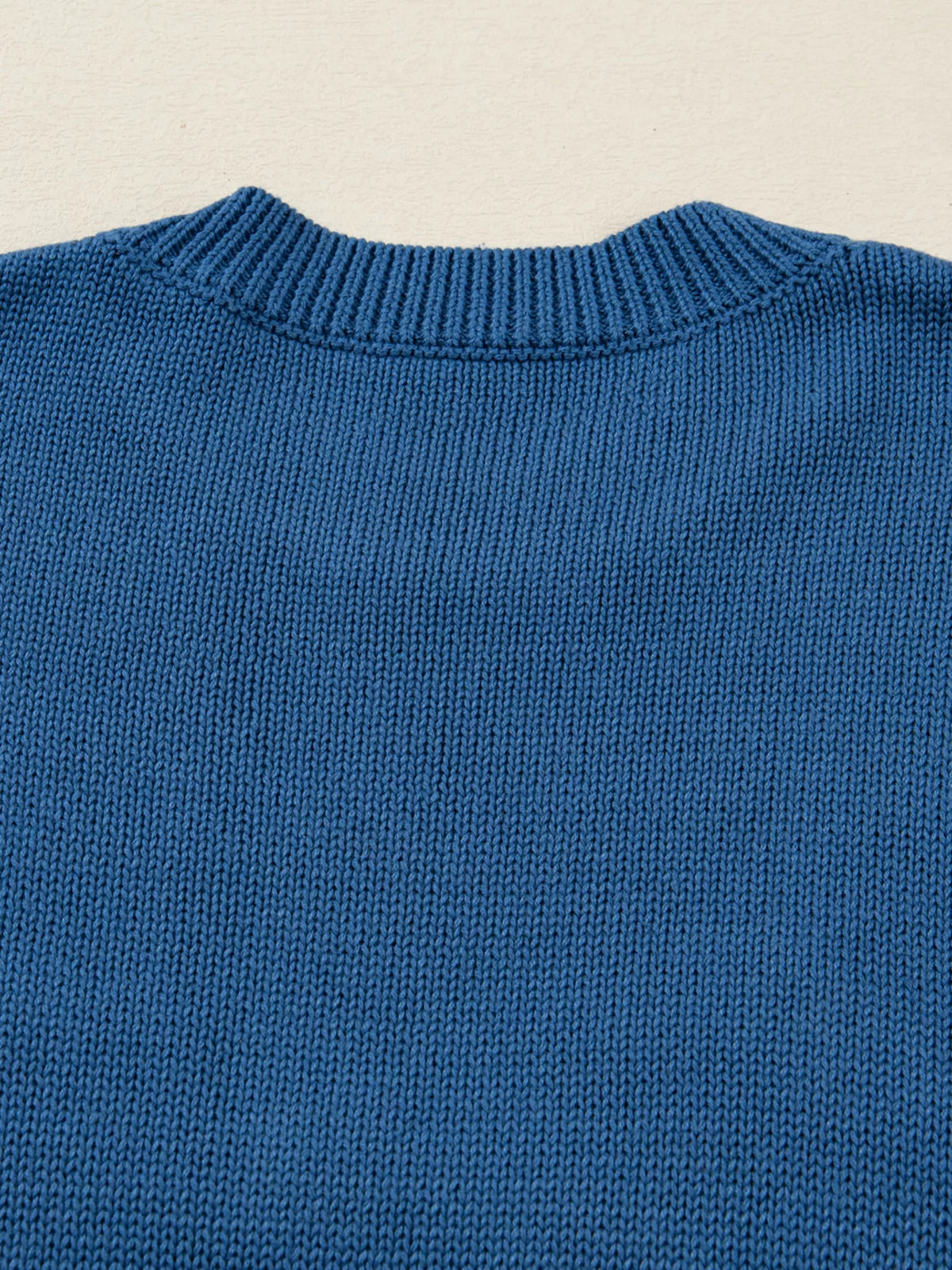 Howdy Embroidered Round Neck Sweater - Detail View 7