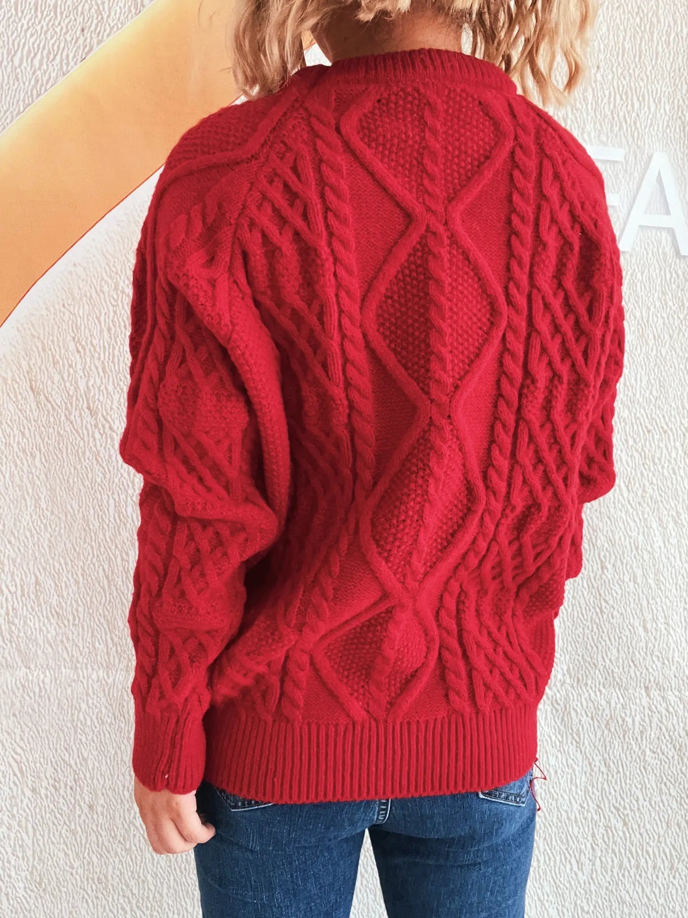 Chunky Cable Knit Sweater