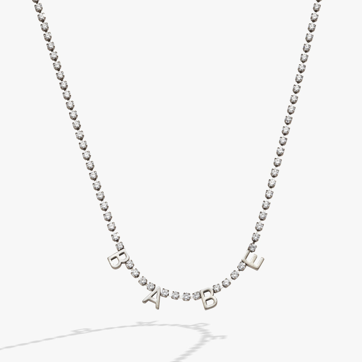 BABE Crystal Tennis Necklace - Alex and Ani - Back View