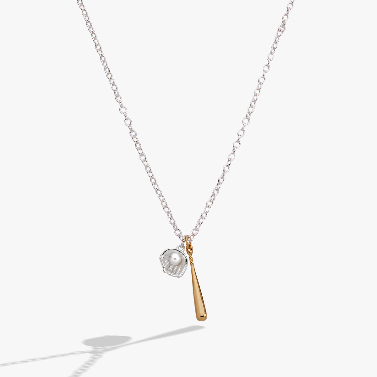 Baseball Duo Charm Pendant Necklace - Alex and Ani