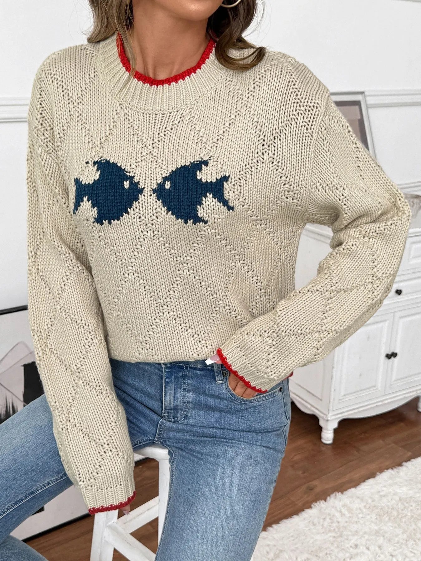 Twin Fish Sweater