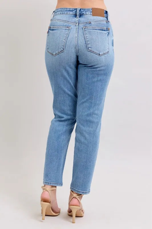 Vintage Wash Slim Jeans - Detail View 6