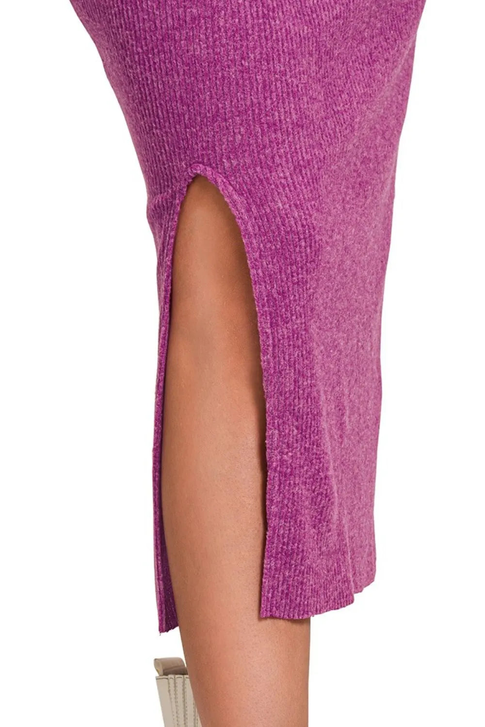 Vibrant Sweater Top and Midi Skirt Set
