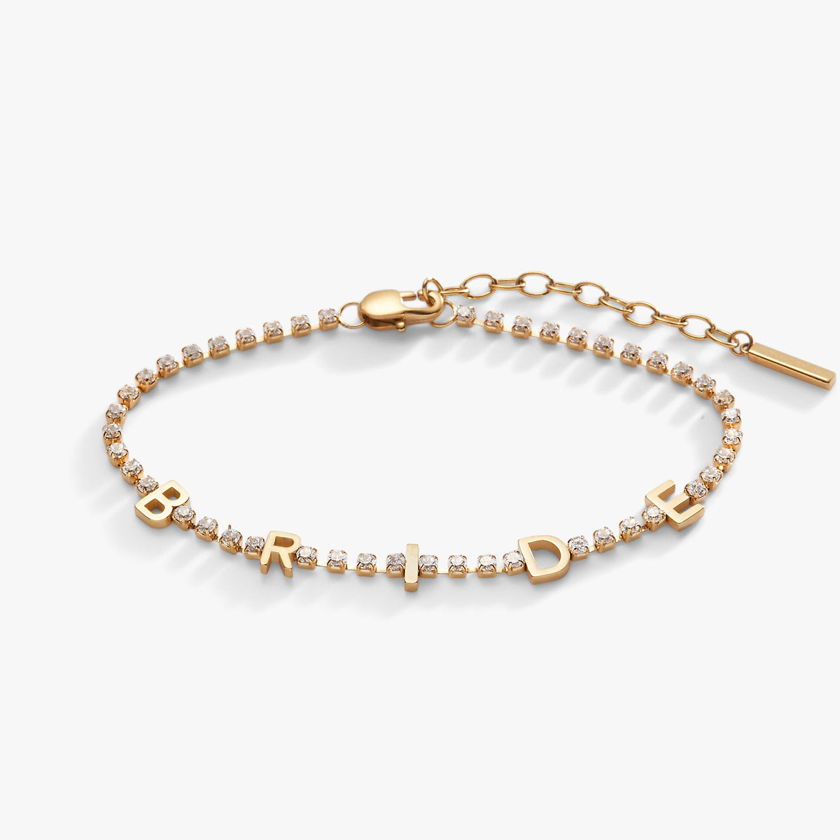 BRIDE Crystal Tennis Bracelet - Alex and Ani - Back View
