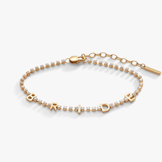 BRIDE Crystal Tennis Bracelet - Alex and Ani - Back View