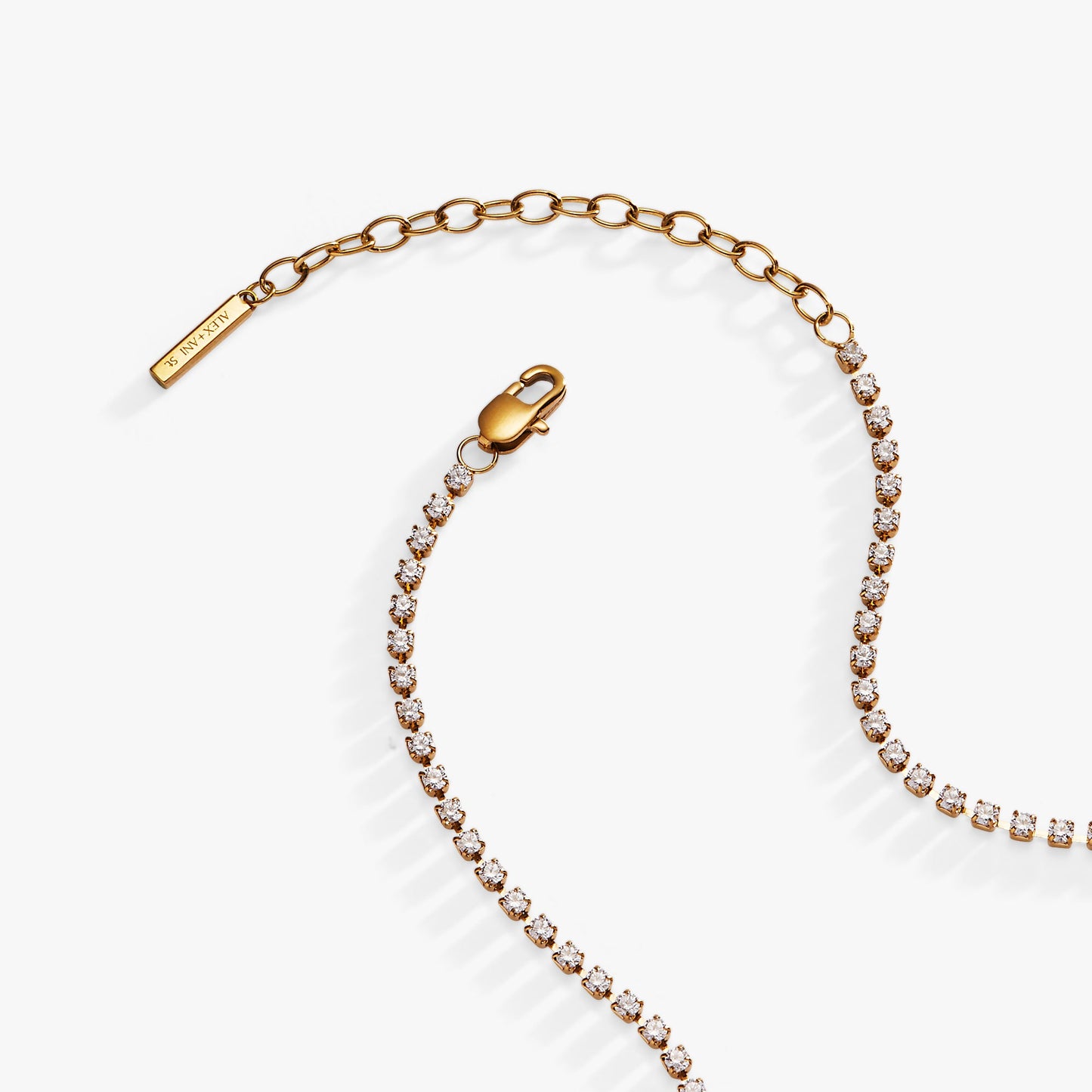 MAMA Crystal Tennis Necklace - Alex and Ani