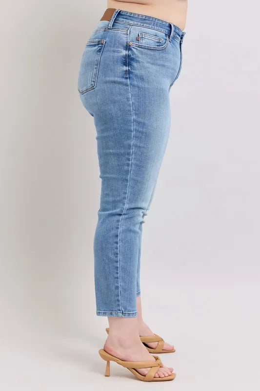 Vintage Wash Slim Jeans - Detail View 12