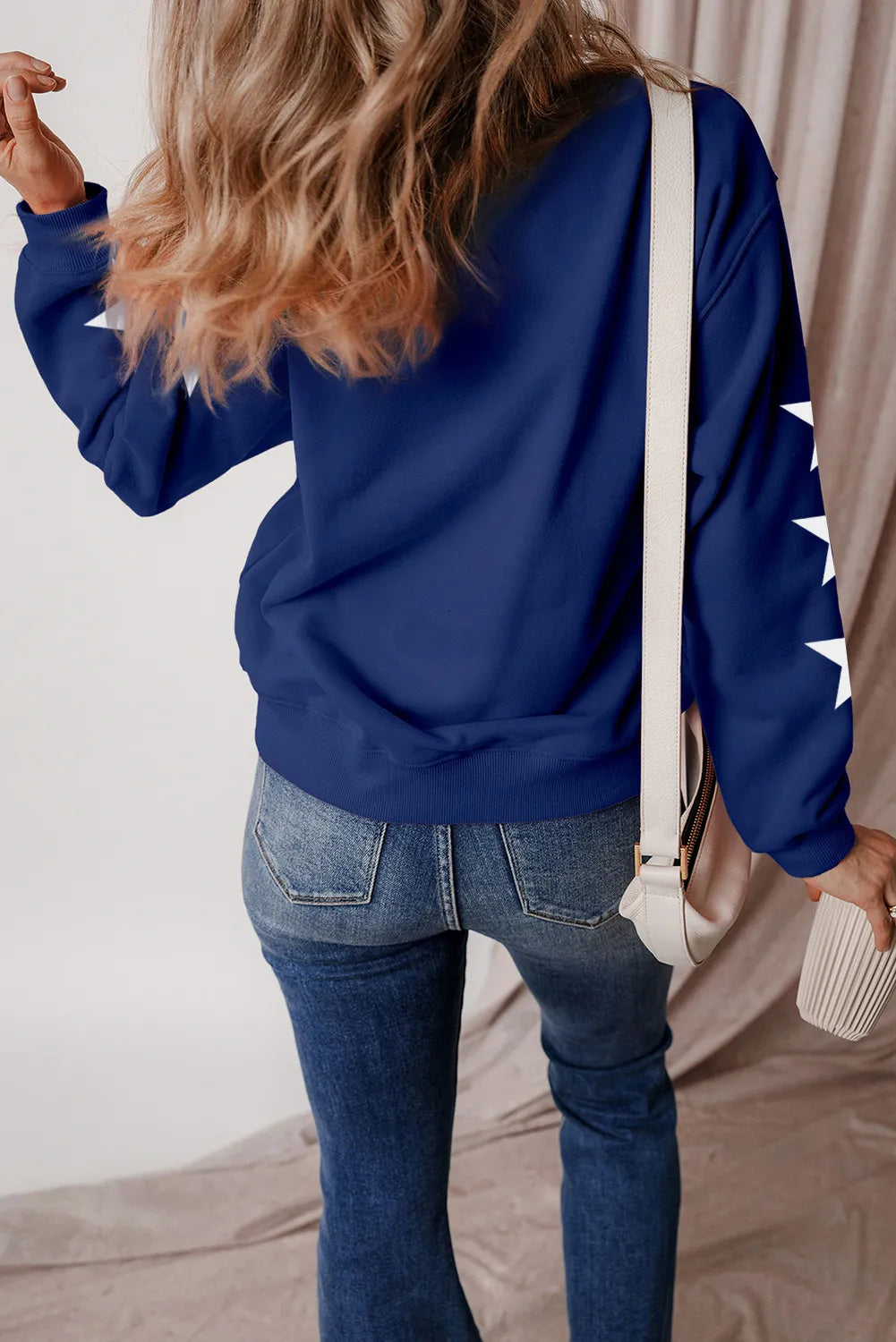 GAME DAY Star Sleeve Sweatshirt