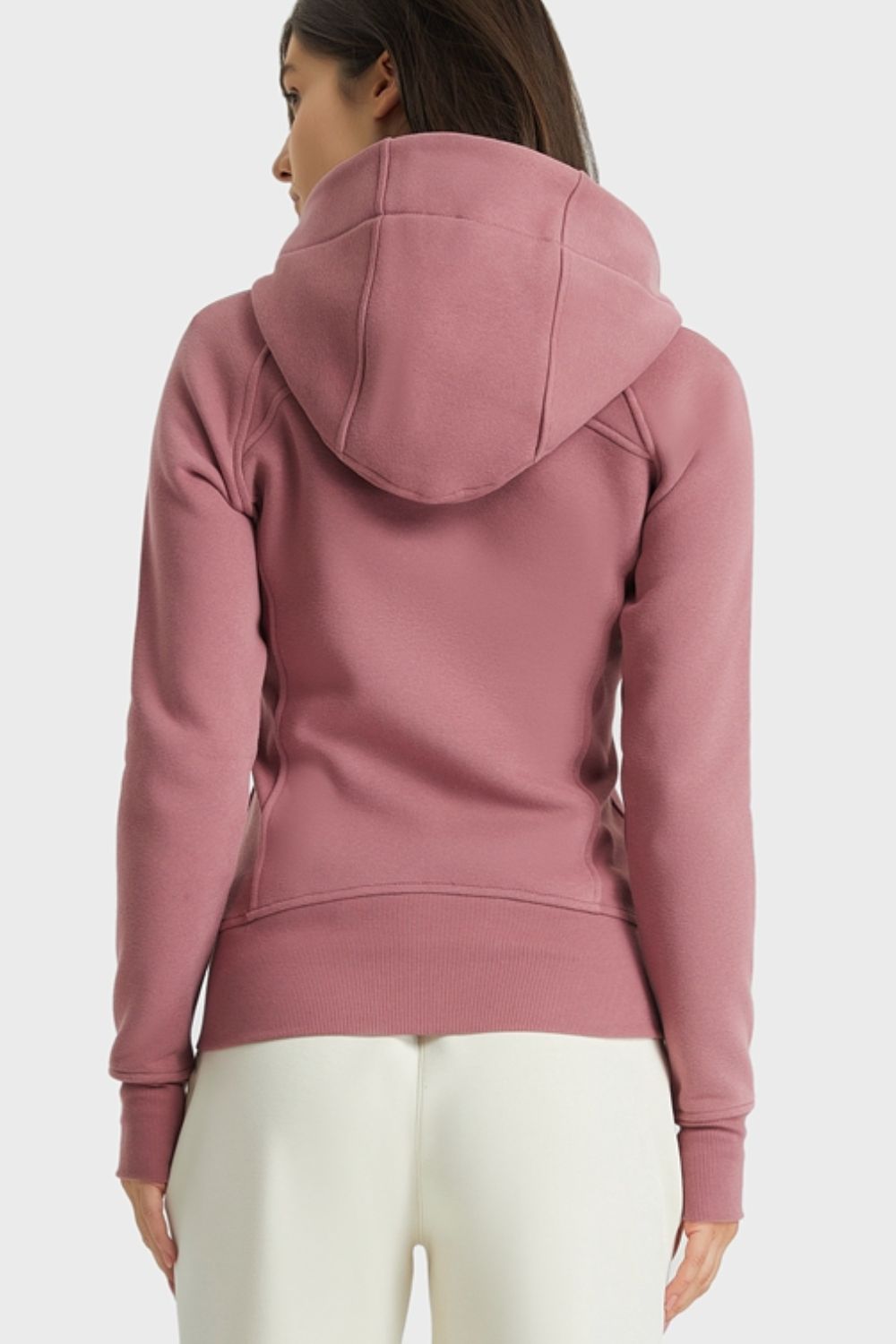 Athletic Hooded Zip Up Jacket