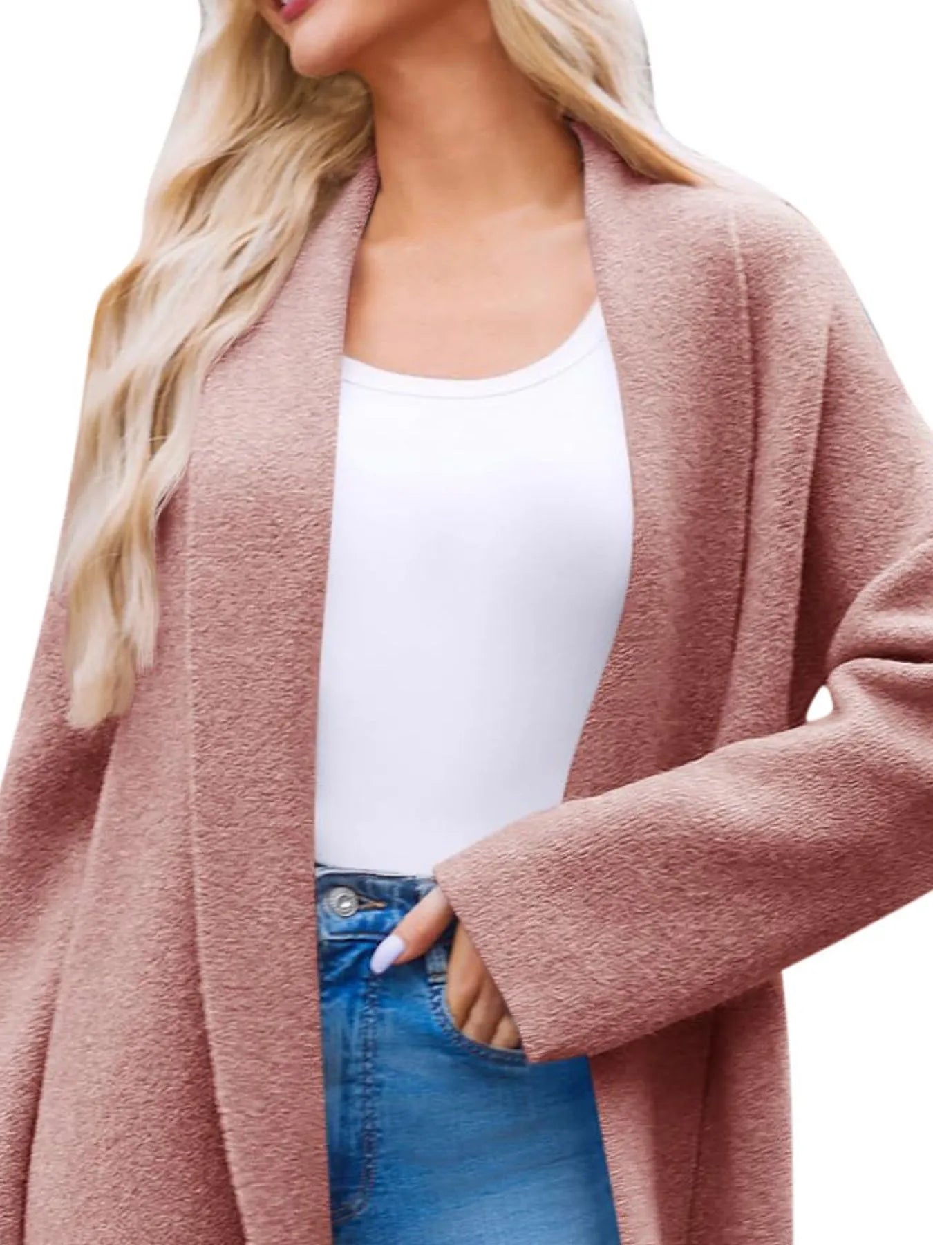 Open Front Longline Cardi-Coat